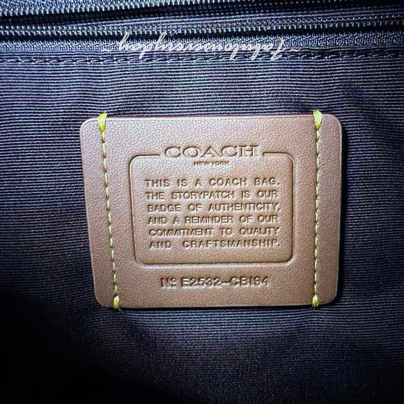 Coach Laurel Shoulder Bag With Mirror Charm And Pouch CBI94 Dark Cardinal/Walnut - Picture 11 of 11